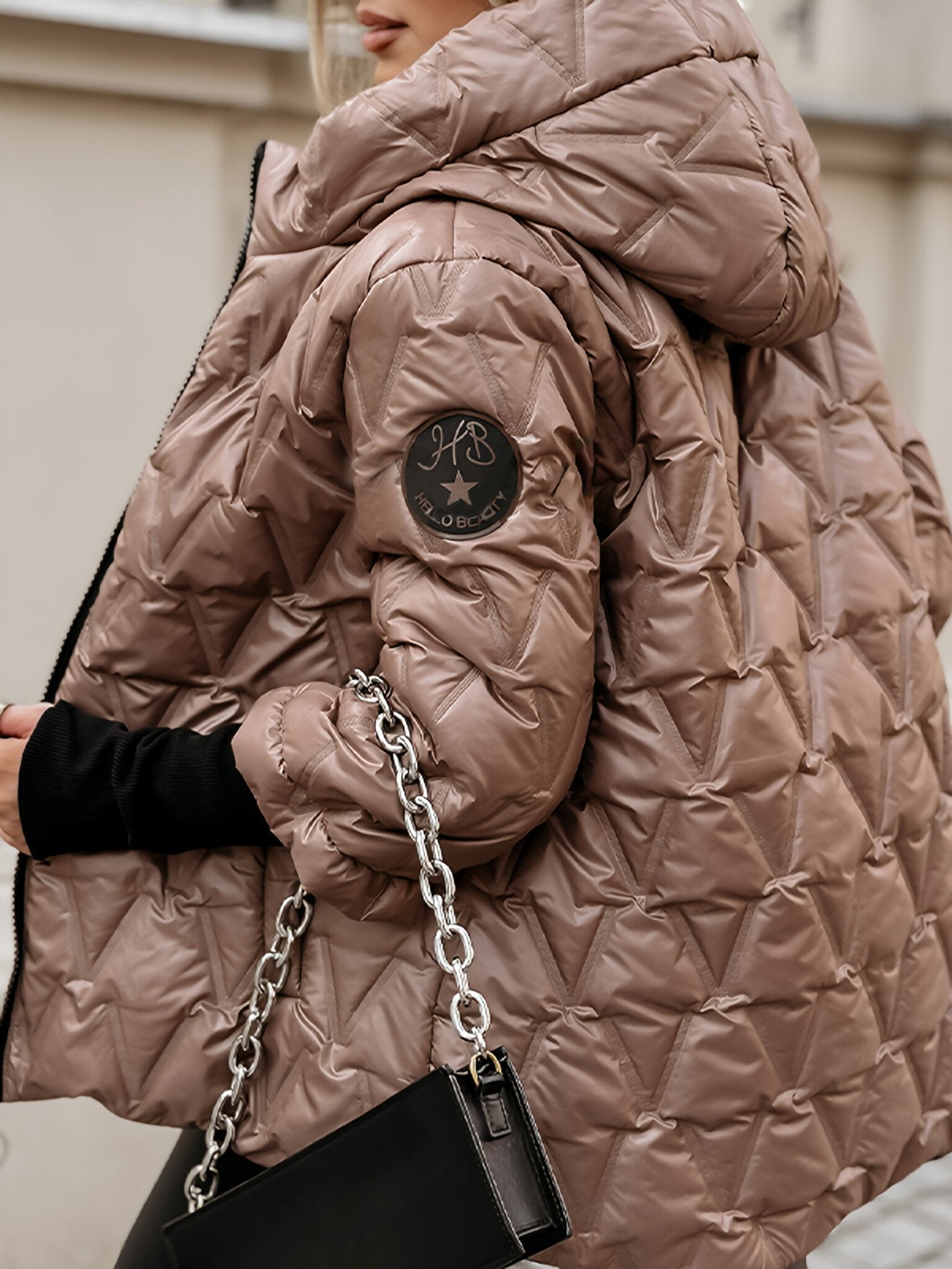 FELICIA | Stylowy Płaszcz Zimowy z Kapturem