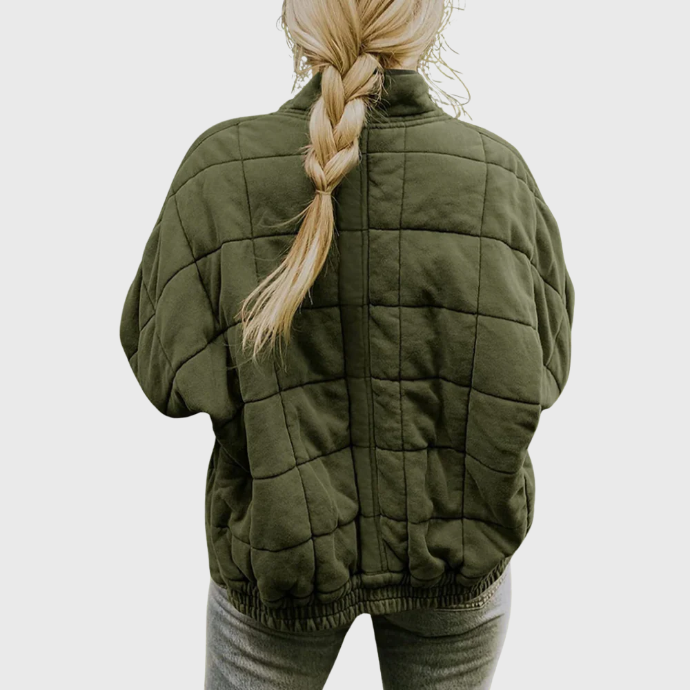 JOSIANE | Pikowana kurtka o eleganckim, oversize'owym wyglądzie