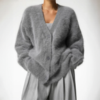DHALIA | Elegancki oversize'owy kardigan