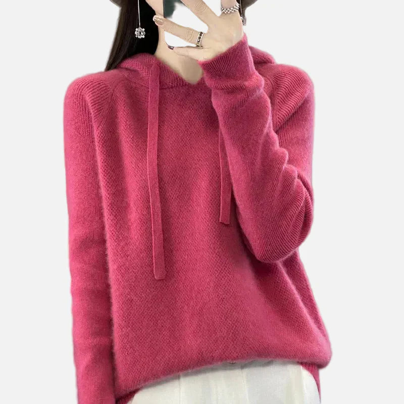 Hana | Zimowy Damski Sweter z Wełny Merino