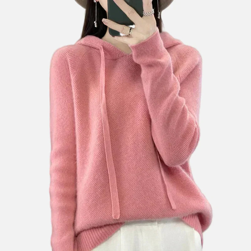 Hana | Zimowy Damski Sweter z Wełny Merino