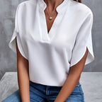 JULITA | Elegancka bluzka z drapowaniem