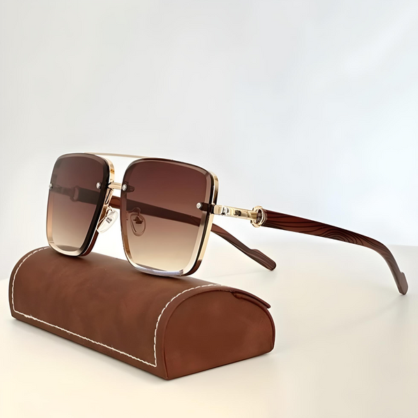 DIVA | Vintage Okulary Przeciwsłoneczne Retro Kwadrat