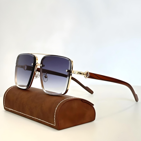 DIVA | Vintage Okulary Przeciwsłoneczne Retro Kwadrat