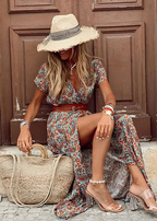 SYBELLA | Zwiewna maxi sukienka boho