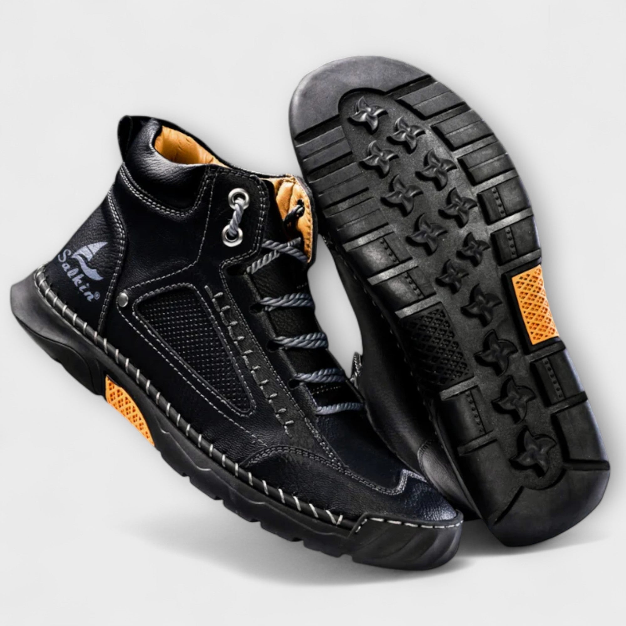 Bartosz | Wysokie skórzane buty