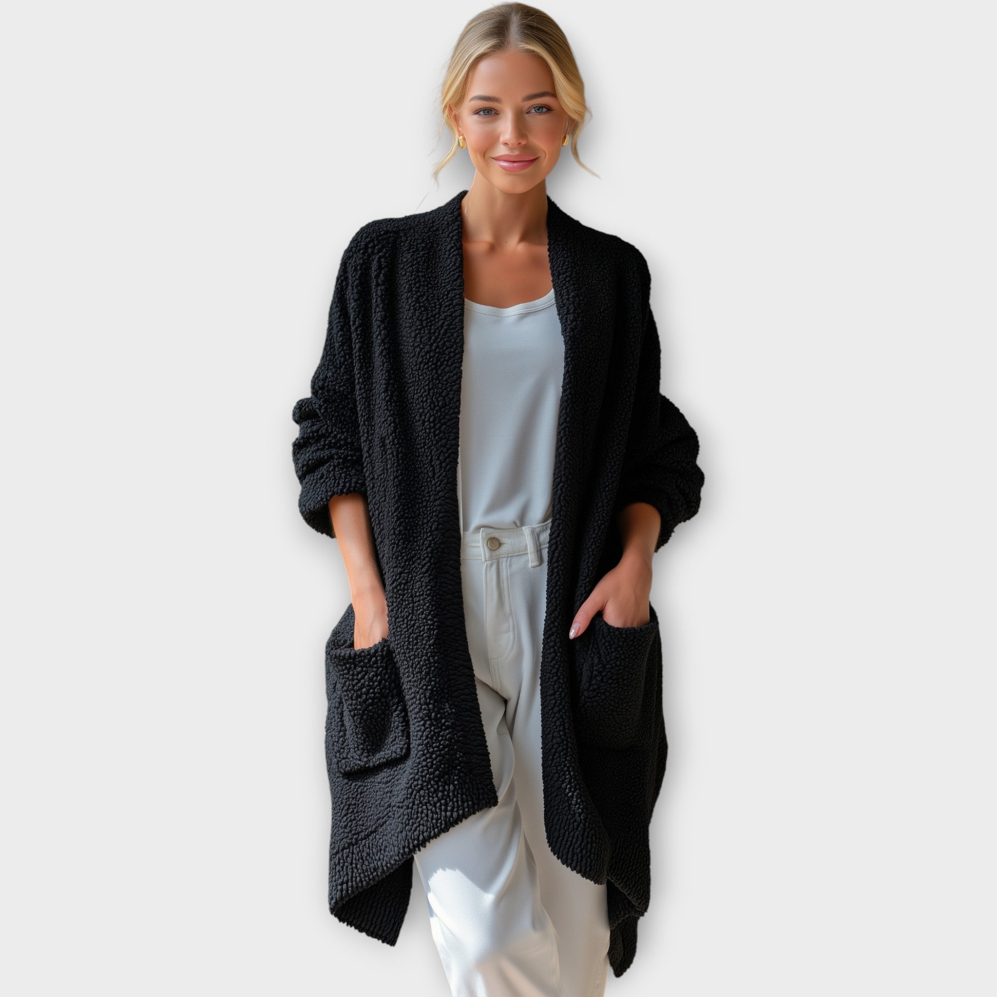 Zaira | Wygodny Otwarty Kardigan